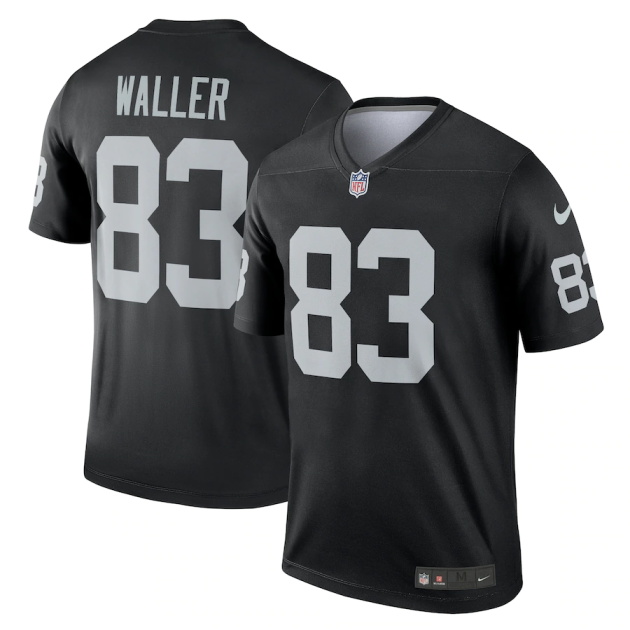 mens nike darren waller black las vegas raiders legend jersey